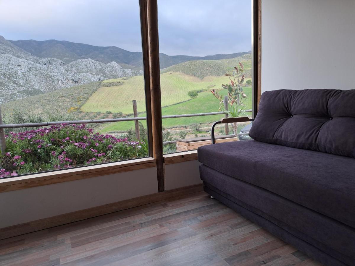 Gasthaus Wooden House At The Mountain-Private Paránimfoi Exterior foto